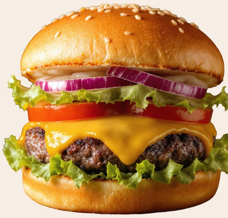 Burger with Tanjong Sauce - recipe idea
